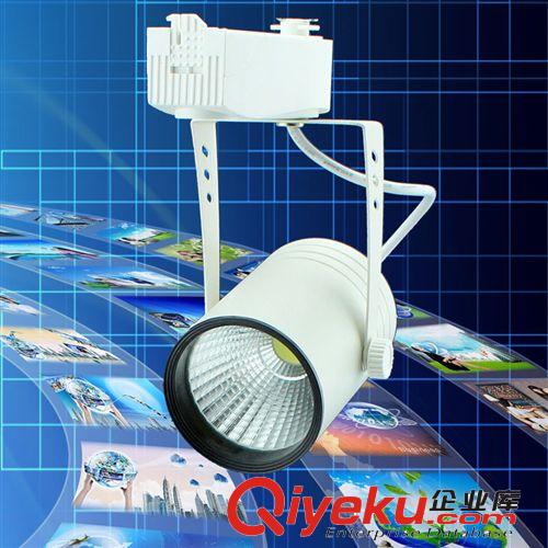 LED服裝店軌道燈COB射燈展廳櫥窗家具賣場背景墻導軌照明燈具12W