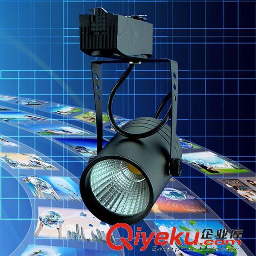 LED服裝店軌道燈COB射燈展廳櫥窗家具賣場背景墻導軌照明燈具12W
