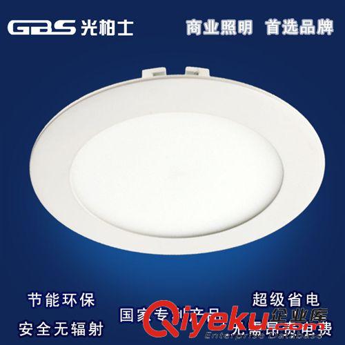 超薄LED天花吊頂面板燈嵌入式辦公室廚衛廚房平板燈圓形18W原始圖片3