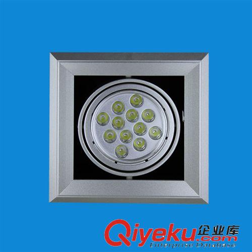 工程照明專用LED豆膽燈單頭12W雙頭24W三頭9W斗膽燈天花格柵射燈