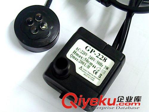供應GP-228連體帶4燈工藝品水泵. 潛水泵.原始圖片2