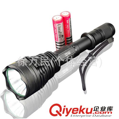 XML-T6 LED強光手電筒遠射戶外可充電神火X9 18650電池 手電