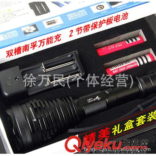 XML-T6 LED強光手電筒遠射戶外可充電神火X9 18650電池 手電原始圖片3