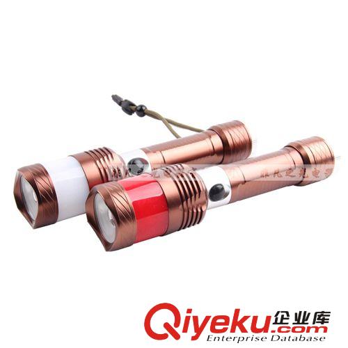 超強 強光手電筒CREE LED遠(yuǎn)射充電變焦 18650 手電筒6016