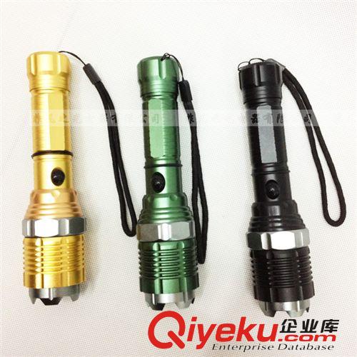 廠(chǎng)家直銷(xiāo)803鋁合金變焦調(diào)光 CREE Q5 強(qiáng)光手電筒