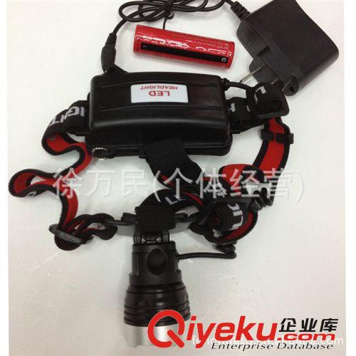 新款T6頭燈 強(qiáng)光充電頭燈 LED戶外用品 強(qiáng)光T6頭燈原始圖片2