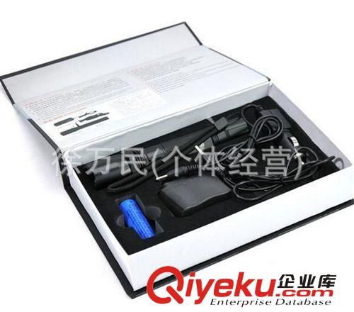 3W大功率強光手電筒 戶外防身遠射18650充電戰(zhàn)術手電筒帶指南針原始圖片3