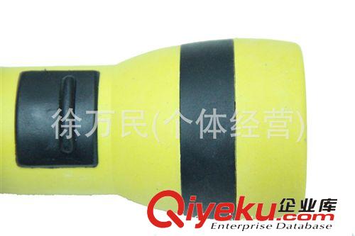 2節(jié)1號(hào)電池塑料手電筒 磨砂普通燈泡電筒原始圖片3