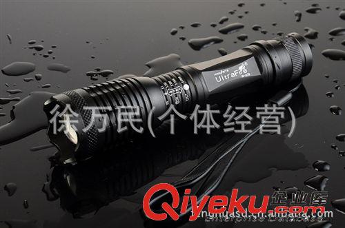 超強(qiáng)T6 強(qiáng)光手電筒CREE LED遠(yuǎn)射充電變焦 18650 手電 手電筒