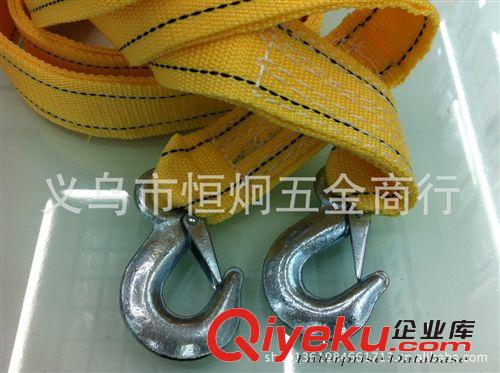 4噸5米 雙層拖車繩子尼龍拖車繩 車用拖車繩 牽引繩 強力拖車繩原始圖片2
