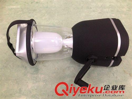 新款LED太陽能充電多功能手搖四合一野營燈原始圖片3