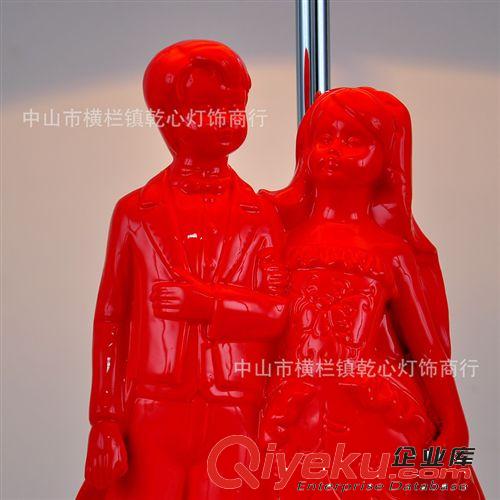 歐式奢華婚慶臺燈臥室床頭燈 結婚時尚創意燈具 古鎮燈具批發9005原始圖片3