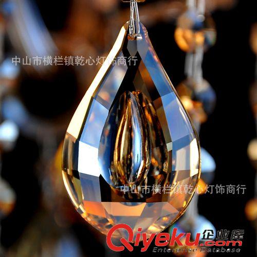 歐式水晶吊燈 古鎮(zhèn)燈飾廠家直銷  客廳臥室燈琥珀色餐廳吊燈原始圖片3
