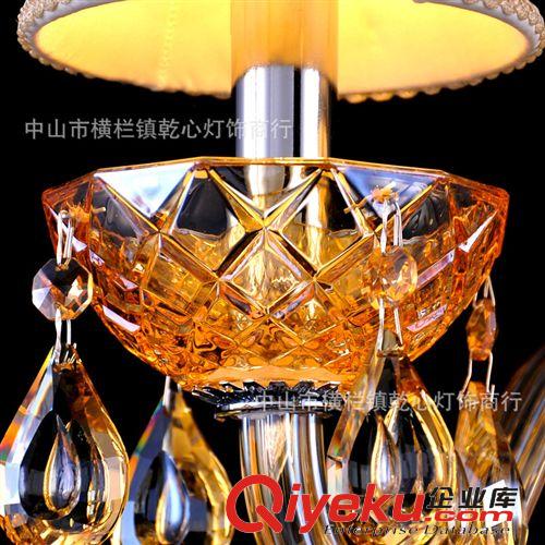 乾心歐式水晶燈琥珀色雙頭壁燈陽臺過道燈客房床頭燈批發5002-2原始圖片2