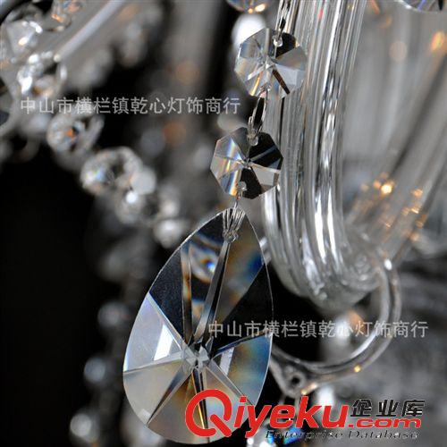 乾心 歐式水晶吊燈 蠟燭吊燈 現代客廳E14水晶燈飾現貨廠家批發原始圖片2