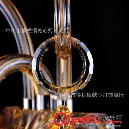 乾心歐式水晶燈琥珀色雙頭壁燈陽臺過道燈客房床頭燈批發(fā)5002-2原始圖片3