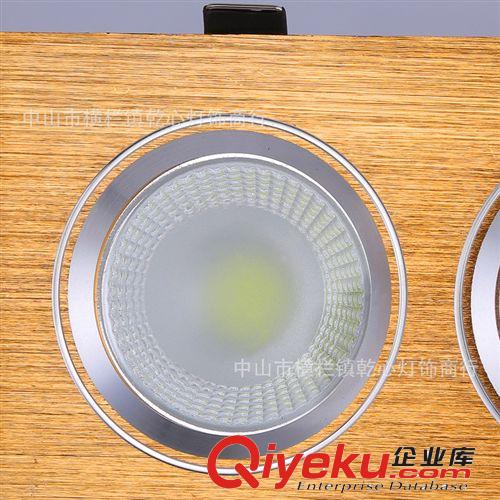 雙頭天花燈 LED室內照明筒燈 鋁合金射燈LED 廠家直銷原始圖片3