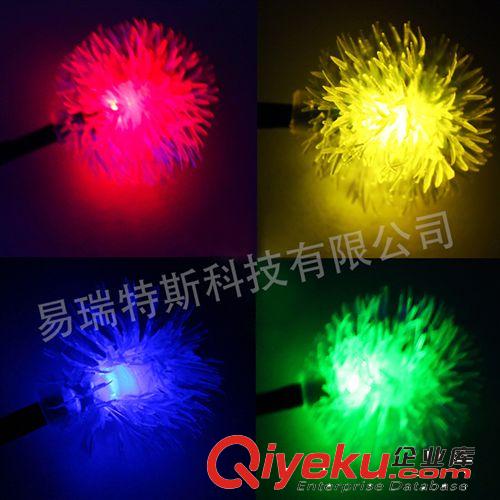 20LED太陽能燈串 毛毛球串燈  花園裝飾彩燈 節日彩燈 毛毛形狀原始圖片3