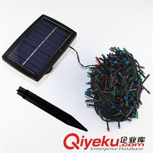 外貿(mào)熱銷 太陽能燈串400LED 庭院花園裝飾 圣誕節(jié)日彩燈 白光 40M