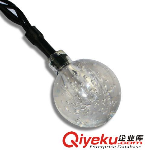 外貿(mào)熱銷 太陽(yáng)能氣泡球燈串 戶外花園庭院串燈 20LED七彩光 4.8M原始圖片3