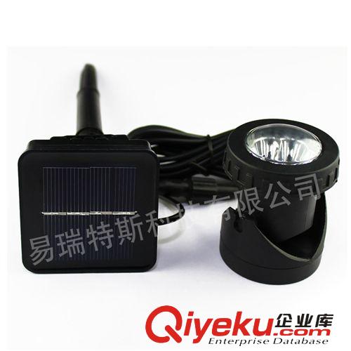 太陽能投射燈 LED投光燈 6LED太陽能防水聚光燈 水底射燈