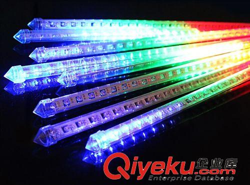 外貿熱銷 太陽能流星燈 LED庭院裝飾防水燈串  七彩光原始圖片2