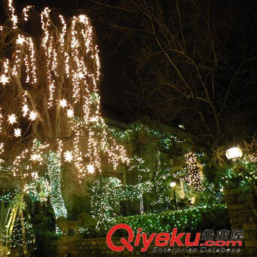 外貿熱銷 太陽能燈串500LED 庭院花園裝飾 圣誕節日彩燈 白光 50M原始圖片3