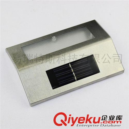 LED不銹鋼太陽能樓梯燈 太陽能壁燈 花園燈 籬笆燈 景觀墻壁燈原始圖片2