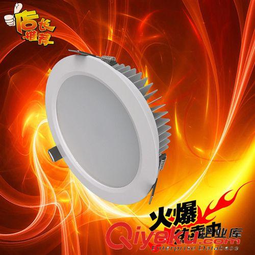 LED筒燈外殼圓形面板燈套件5寸15w筒燈配件外觀噴白天花面板燈原始圖片3
