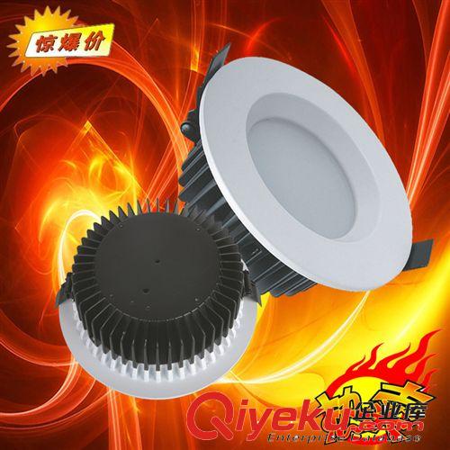 工廠直銷專業生產LED筒燈配件COB6寸18w壓鑄筒燈外殼 COB筒燈外殼原始圖片3