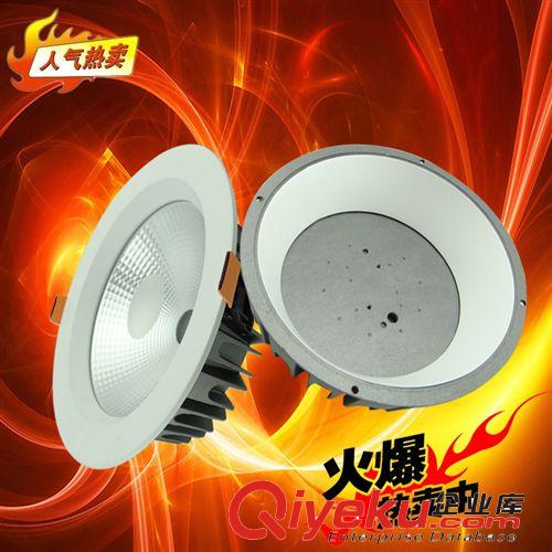 深圳市筒燈外殼套件 led6寸COB白色+黑色筒燈/燈具套件 筒燈外殼原始圖片3