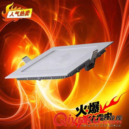 LED超薄方形面板燈白色噴漆超薄面板燈外殼3w4w6w9w12w15w18原始圖片3