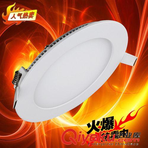 新款led面板燈外殼直徑85mm方形面板燈配件側(cè)面發(fā)光平板燈配件原始圖片2