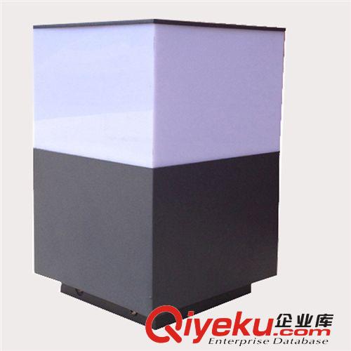 批發(fā)供應戶外圍墻燈 防水鋁制品草坪燈 正方形柱頭燈 砂灰色原始圖片2