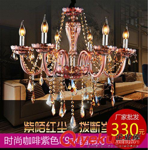 現貨批發歐式水晶吊燈客廳水晶燈現代簡約餐廳燈復式樓梯燈長吊燈