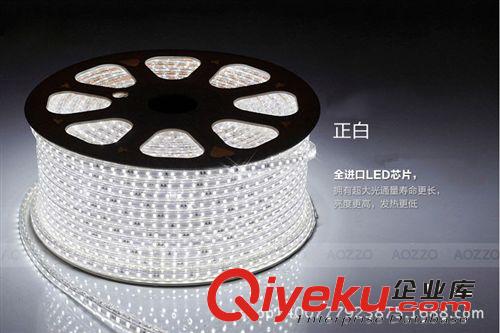led貼片燈帶60七彩高壓5050高亮防水SMD暗槽燈條客廳吊頂光帶220v原始圖片2