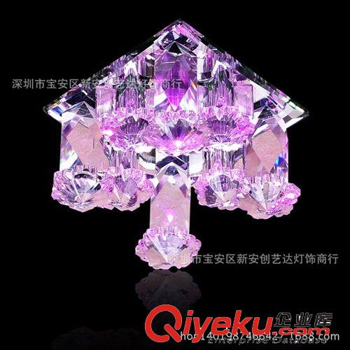 LED水晶過道燈 小天花客廳吸頂燈臥室筒燈明暗裝射燈 一件代發(fā)原始圖片3