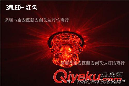 led小水晶過(guò)道燈吸頂天花射燈走廊玄關(guān)燈具燈飾 一件代發(fā)原始圖片2