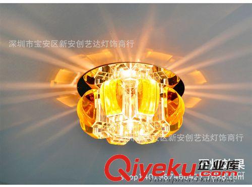 廠家批發 LED水晶過道燈走廊玄關燈具 臥室客廳筒燈射燈吸頂燈原始圖片3