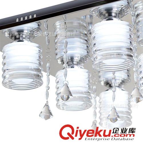 現代簡約客廳燈水晶燈LED吸頂燈具溫馨浪漫臥室燈餐廳原始圖片2