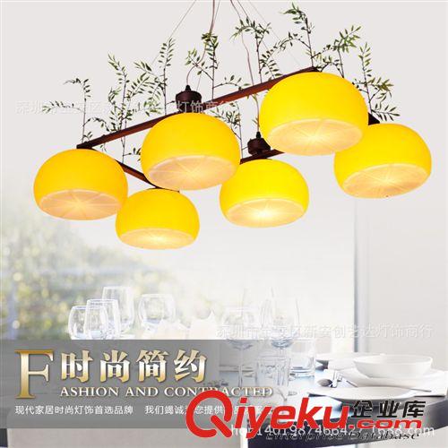單頭餐廳吊燈現(xiàn)代簡約水果燈創(chuàng)意餐吊燈三頭餐廳燈原始圖片3