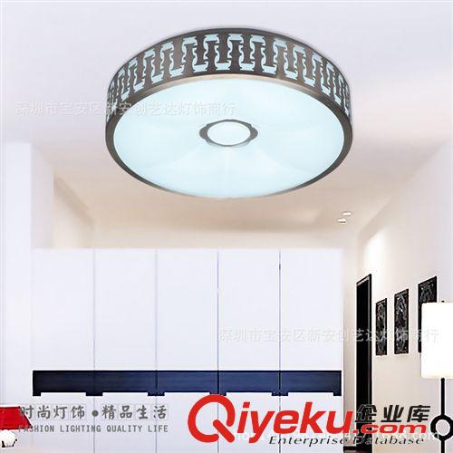 LED鋁材吸頂燈簡約現(xiàn)代臥室燈具客廳燈具圓形亞克