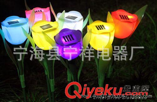 太陽能郁金香燈.LED花燈原始圖片3
