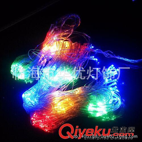 廠家直銷24V500L白色LED室外照明串燈 LED燈串 庭院裝飾發(fā)光樹燈
