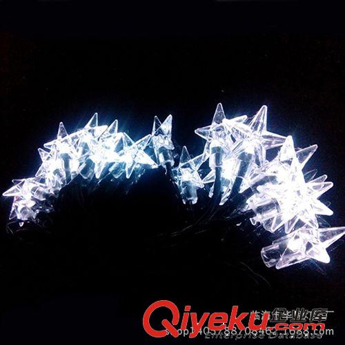廠家直銷20L太陽能燈串 led串燈裝飾 塑料星星套件工藝 星星裝飾原始圖片2