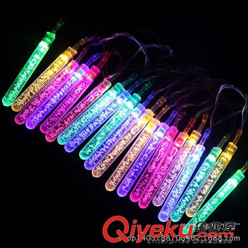 led燈串 led太陽能燈串 led氣泡柱串燈 太陽能串燈 led裝飾燈串原始圖片3