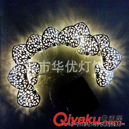 led12L銀色金屬球燈串 圣誕裝飾燈串 太陽能燈串 led 燈串配件原始圖片2