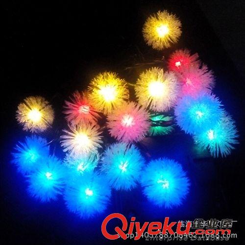 LED燈串 圣誕彩燈 led太陽能燈串 雪花套件 毛毛球燈 LED套花