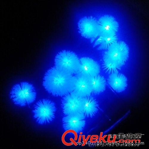 LED燈串 圣誕彩燈 led太陽能燈串 雪花套件 毛毛球燈 LED套花原始圖片2