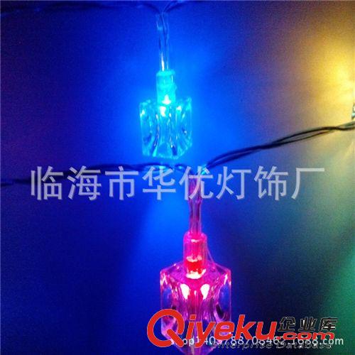led電池燈串 led圣誕彩燈裝飾 水滴掛件套件led燈串 節日彩燈裝飾